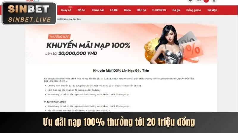 Ưu đãi chào mừng thành viên mới Gold88